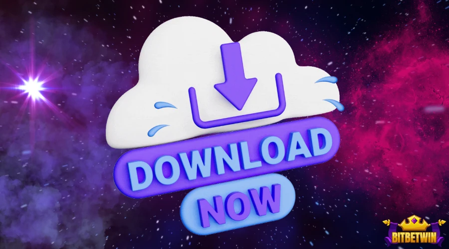 purple download now icon